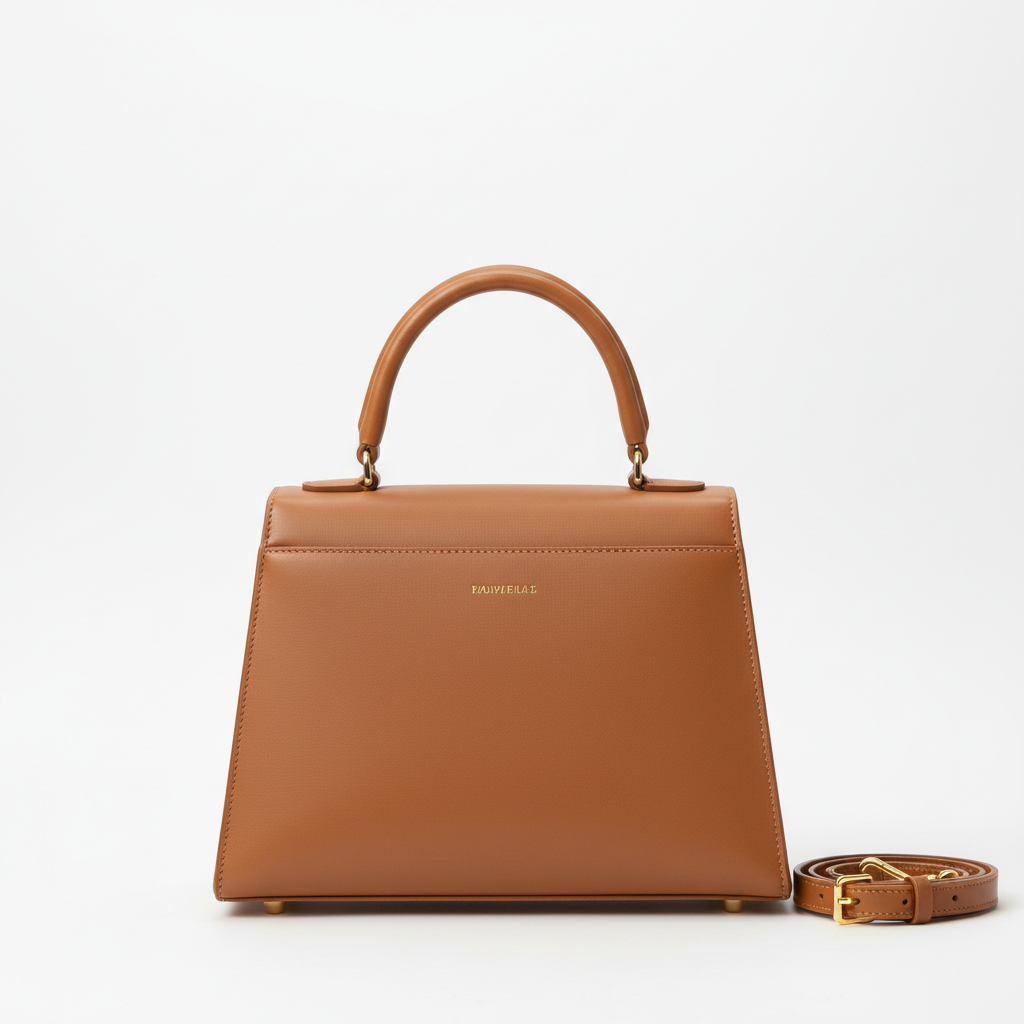 Elegante Lederhandtasche