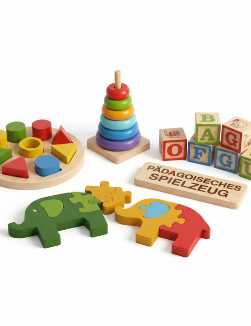 Pädagogisches Holzspielzeug
