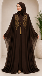 Weiße Premium Abaya – Noor Collection