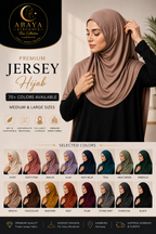 Premium Jersey Hijab – Mauve Rose