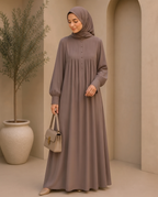Elegante Dubai Abaya Taupe
