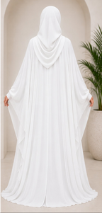 Weiße Premium Abaya – Noor Collection