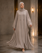 White Luxury Modest Abaya – Noor Collection